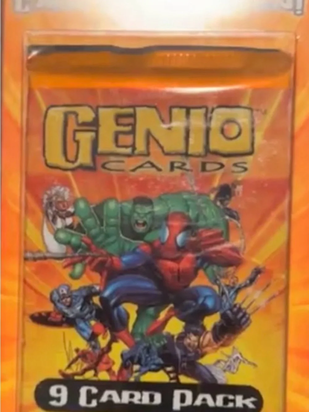 9-Card Pack - Green/Orange 2003 Marvel
